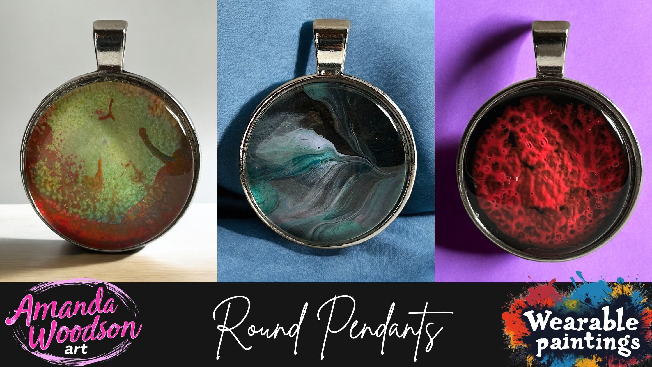 From pour painting to perfect pendants