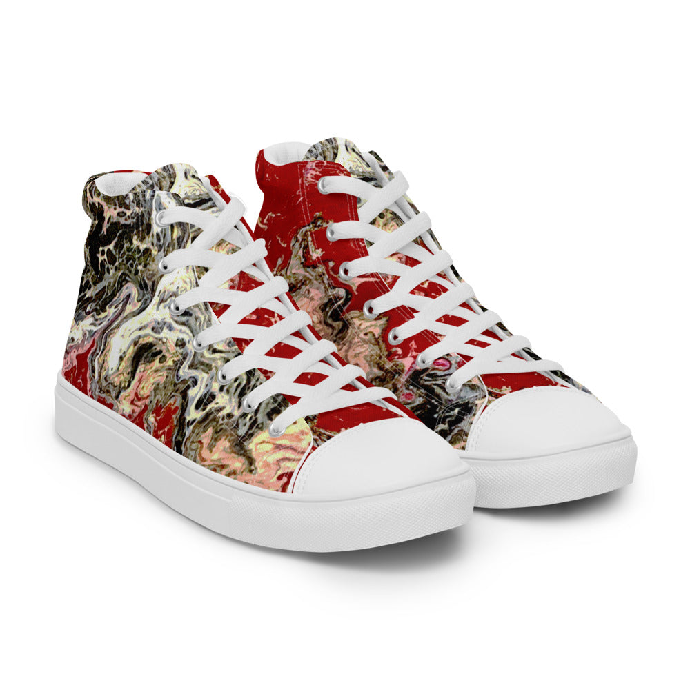 Women’s high top canvas shoes - Chaos! - 5